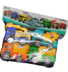 City Truck Σετ με 4 Φορτηγάκια σε διάφορα χρώματα